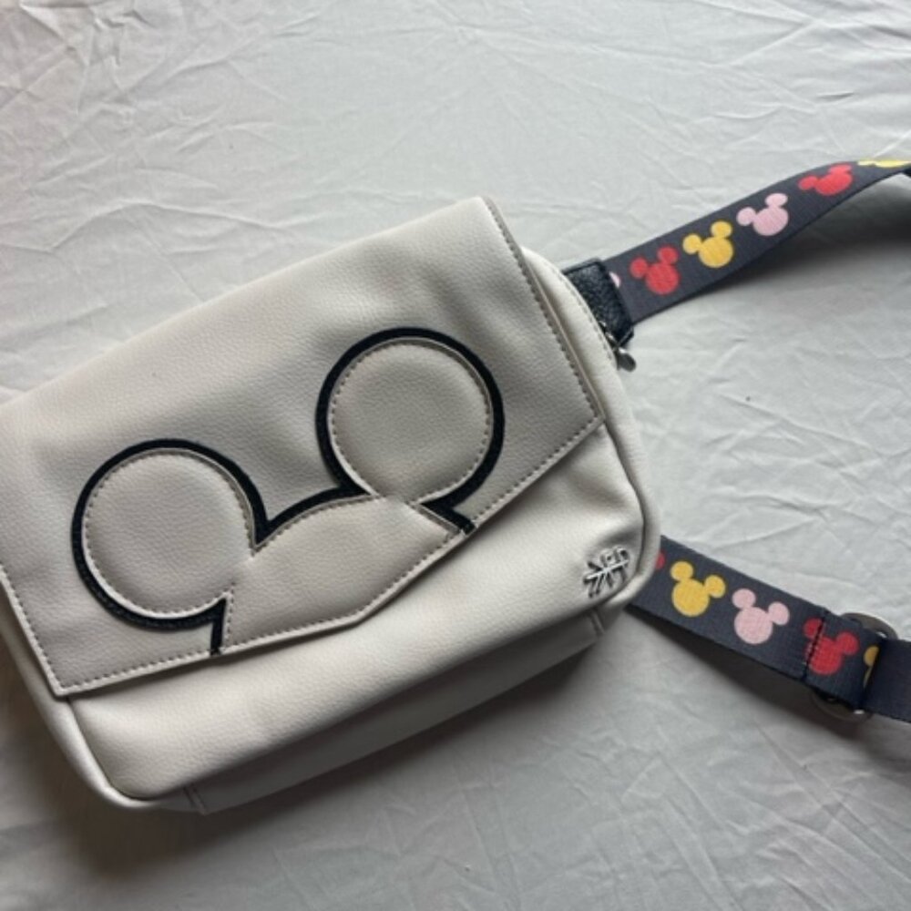 Freshly Picked Disney Mickey Mouse Classic Crossbody Purse Bag Leather